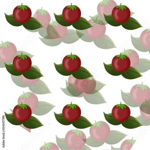 pattern of tomato for printing, background or your stuff