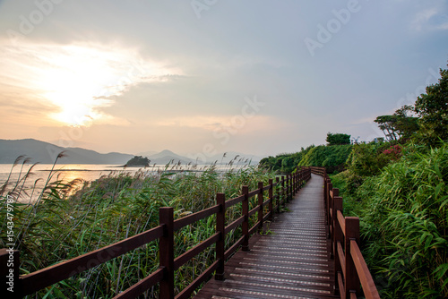 일몰, 와온해변