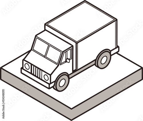 truck icon vector illustration