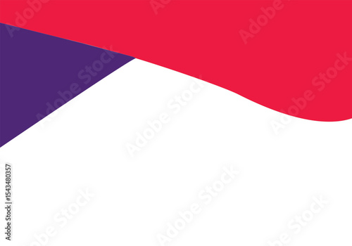 Graphic colorful background with wavy and a coloured line flow for contrast