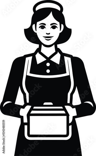 woman with typewriter