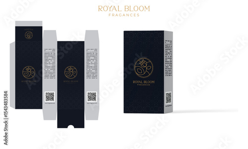Royal Bloom Custom Perfume Packaging Box
