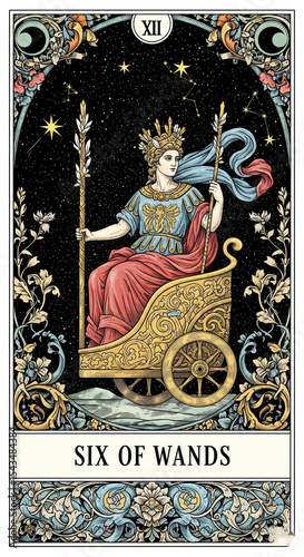 Six of Wands Tarot Card