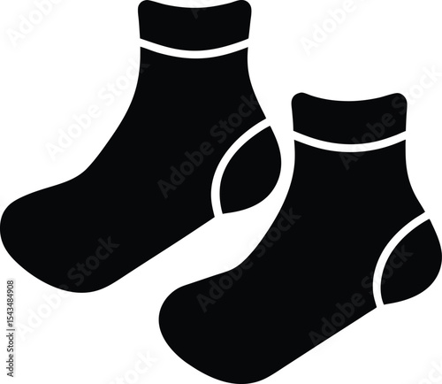 pair of socks vector illustration