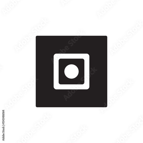 shipboard general alarm icon symbol sign vector