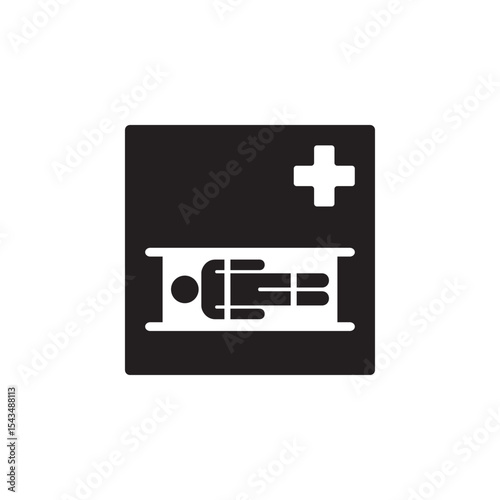 stretcher icon symbol sign vector
