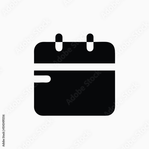 calendar icon fully editable vector template