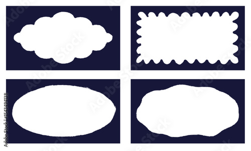 vector of decorative frame for video 4k collection - paintbrush border
