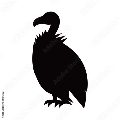 silhouette of animal art, black color and vector.