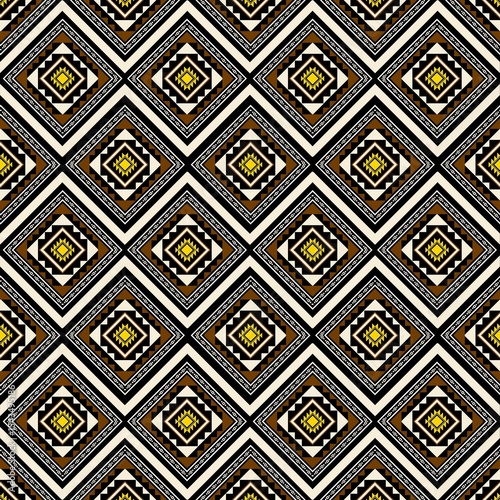 Arabian ethnic tribal fabric patterns featuring intricate ikat work in brown f, black, and white tones. Ethnic These designs add dimension and softness to the fabric, ethnic making them perfect for t