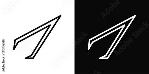 Eyebrow tweezers icon filled flat sign concept for web design.