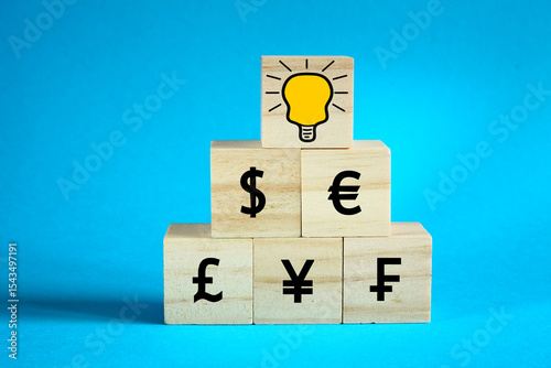 Business and finance concept, making money,saving money and investment protection, investment,risk and wealth management.

