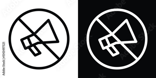 Fake news icon filled flat sign concept for web design.