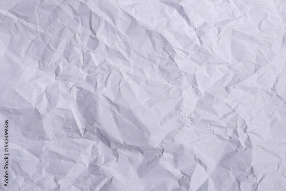 Obraz premium White Crumpled Paper Texture Background