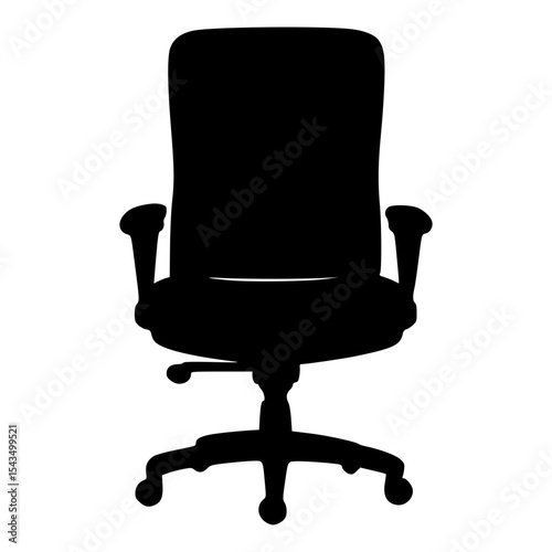 black office chair