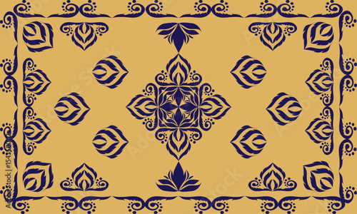 ikat Abstract Ethnic art.Seamless pattern in tribal, folk embroidery, and Mexican style. Aztec geometic  art ornament print. Design for carpet, Vector seamless pattern. Cover,wallpaper, wrapping, fabr