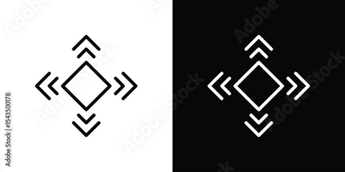 Flexibility icon filled flat sign concept for web design.