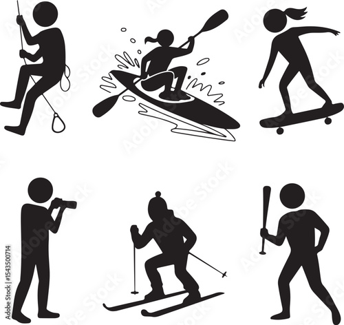 Climber Rappelling Down Cliff Silhouette

Extreme Rappelling Action Vector Scene

Mountain Rappelling Gear Silhouette Design

Rappeller Hanging on Rock Face Vector Art

Vertical Descent Adventure Silh