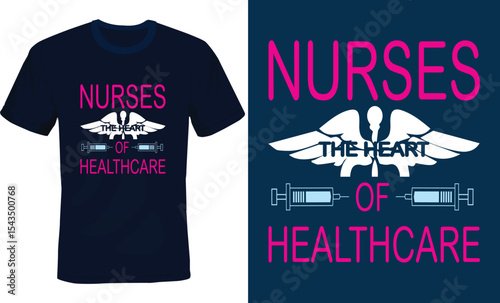 Nurse of healthcare-Nurse Typography T-shirt Design, Hospital Care Typography Tshirt Design.