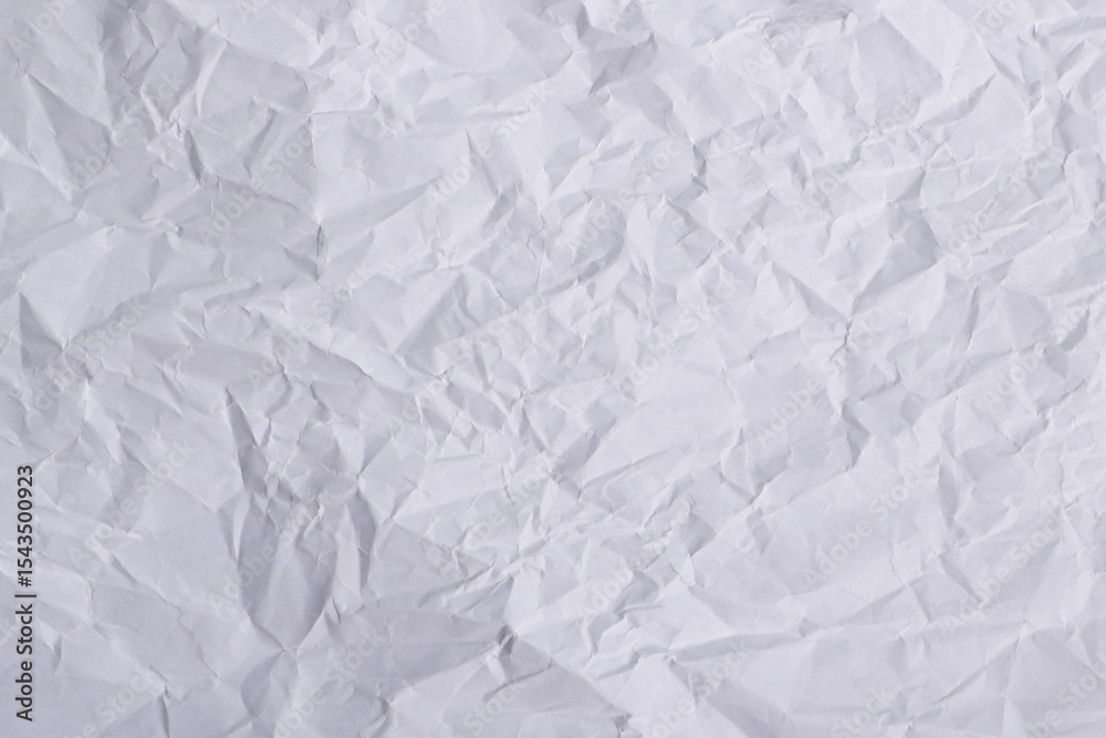 Obraz premium Wrinkled White Paper Texture Background