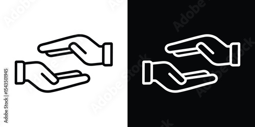 Forgiveness icon filled flat sign concept for web design.