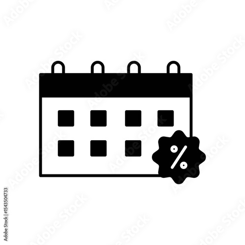 Progress Date Percentage Fill Icon