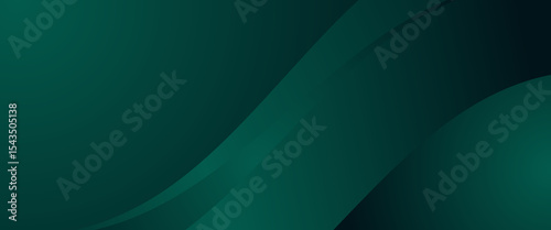 Wave dark green digital art and light in middle, design background for element design. vector illustration
