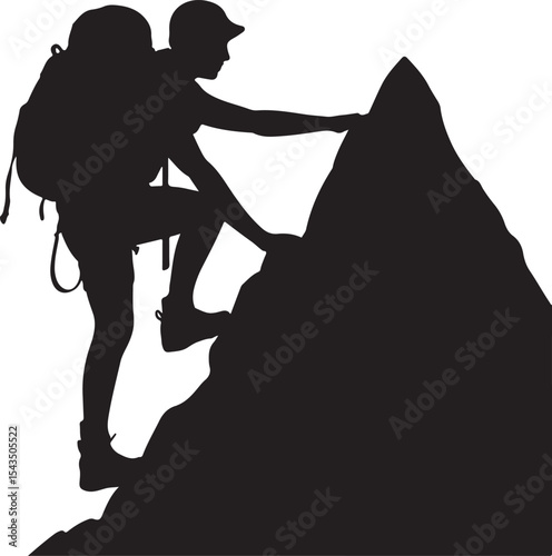 Climber Rappelling Down Cliff Silhouette

Extreme Rappelling Action Vector Scene

Mountain Rappelling Gear Silhouette Design

Rappeller Hanging on Rock Face Vector Art

Vertical Descent Adventure Silh