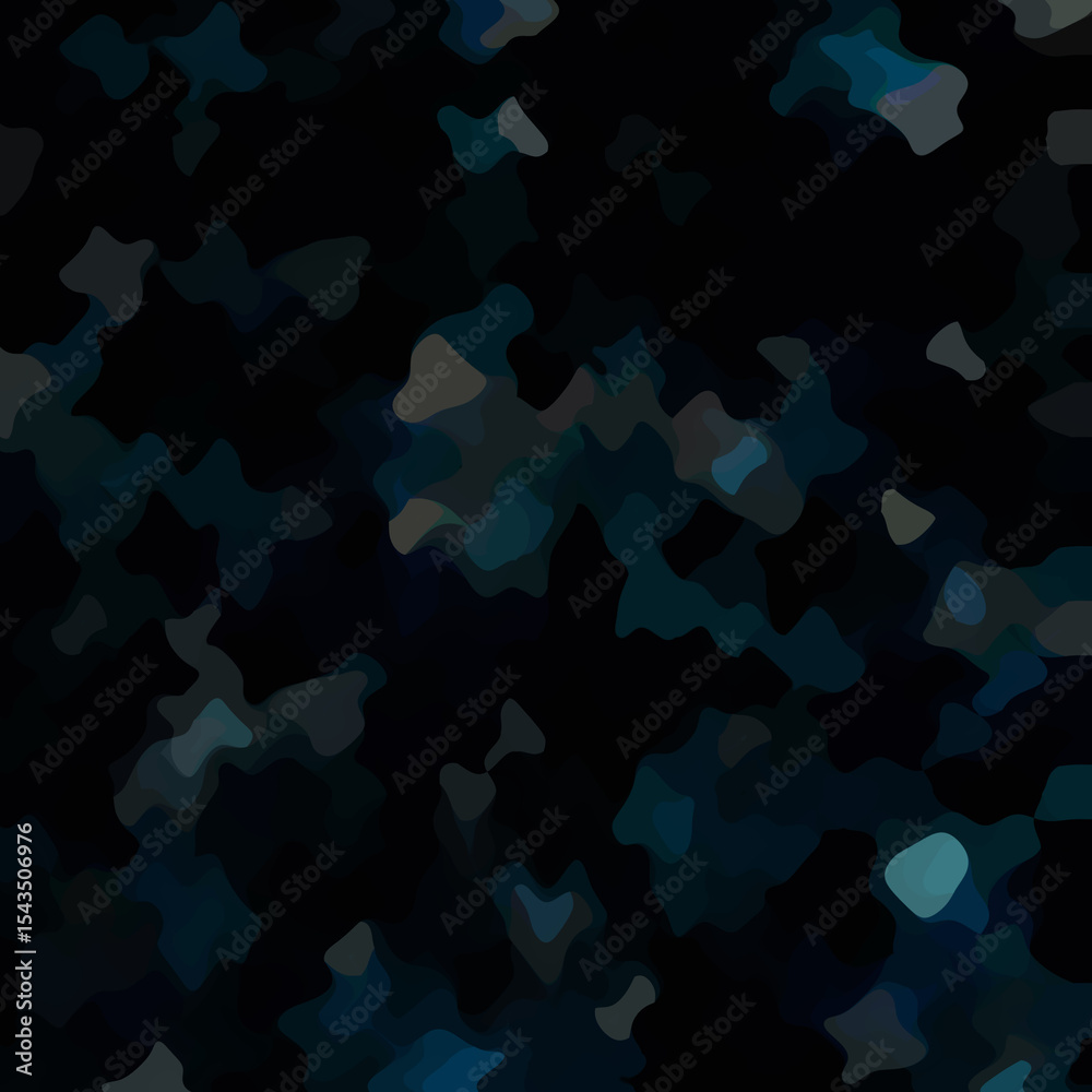 Fototapeta premium Colorful patched abstract background. Stain effect and camouflage. Spotted backdrop.