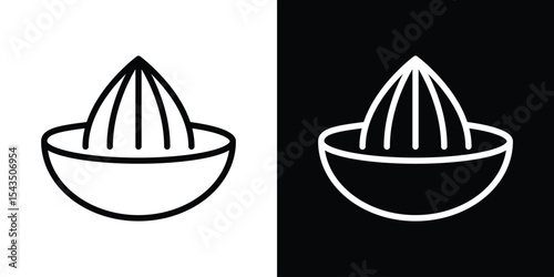 Hand Juicer icon filled flat sign concept for web design.