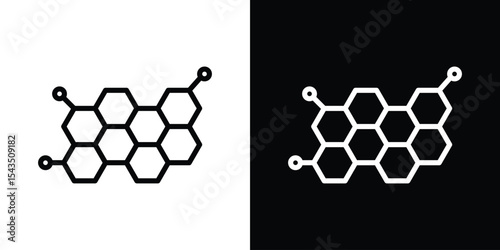Hormones icon filled flat sign concept for web design.