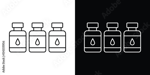 Ink cartridge icon filled flat sign concept for web design.