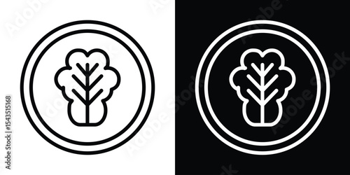 Kimchi icon filled flat sign concept for web design.