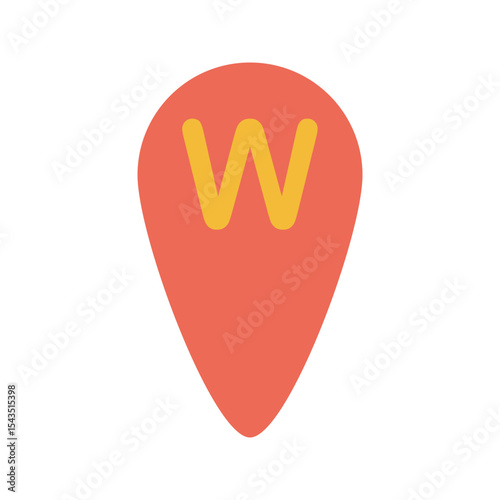 An icon that is perfect for use in mobile apps, GPS navigation, travel websites, location-based services, and user interface design.