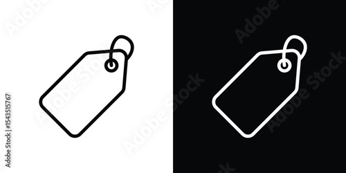 Label icon filled flat sign concept for web design.