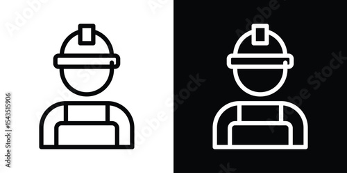 Labour icon filled flat sign concept for web design.