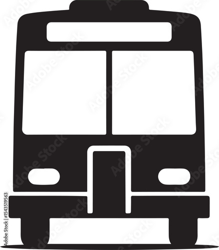City Bus – Rear View (emergency exit)