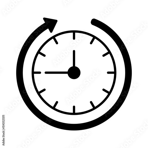 Clock time icon