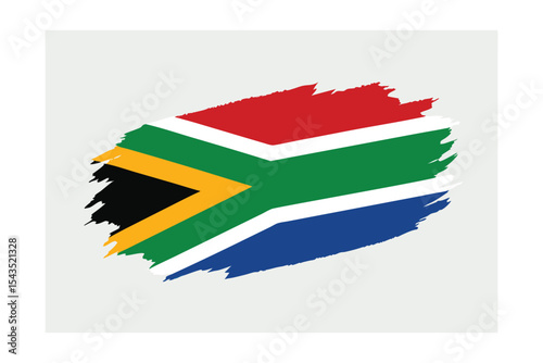 Brushstroke Flag of South Africa
