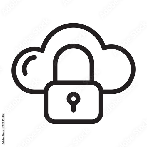 Cloud Security Icon