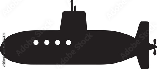 Military Sub – Side View (torpedo tubes)