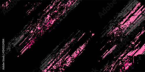Geometric pink grey pattern vector illustration. Sport car decal