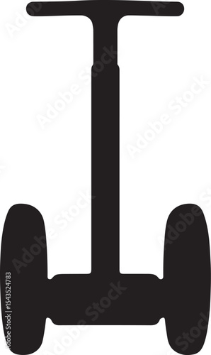 Segway Standard Model – Front View (wheel, footpad)