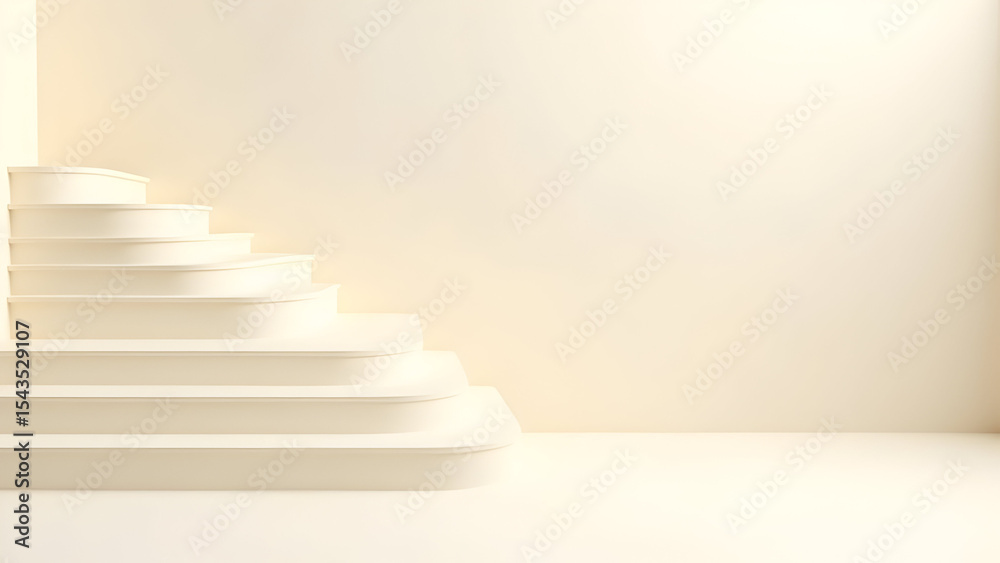 Obraz premium Ivory Horizontal Steps