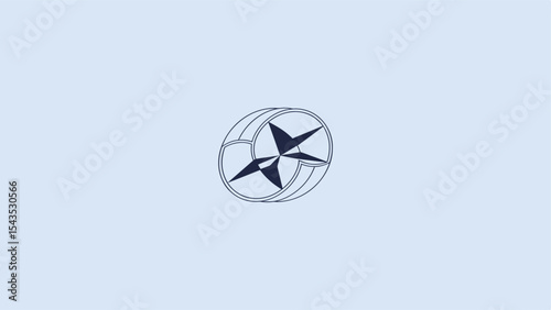 Compass Star with Soft Points