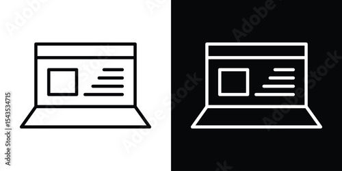 Native Advertising icon filled flat sign concept for web design.