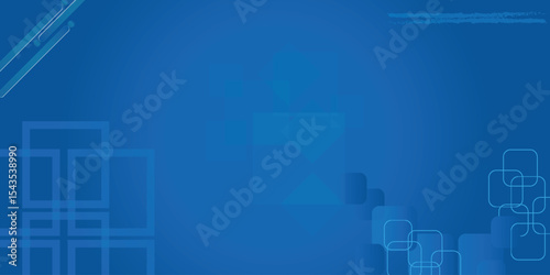 Blue abstract background. Modern blue abstract square box line background for presentation design, banner, flyer and business card vector eps 10