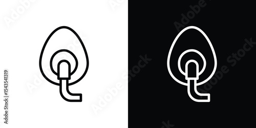 Oxygen mask icon filled flat sign concept for web design.