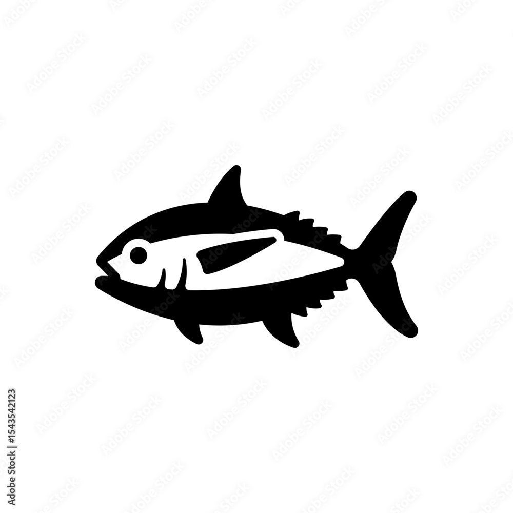 Obraz premium tuna fish icon