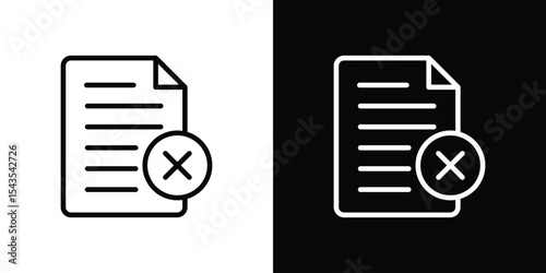 Paperless icon filled flat sign concept for web design.